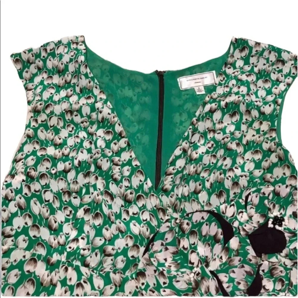 Anthropologie Moulinette Soeurs Undercurrent Silk Dress Size 2 - Picture 6 of 9